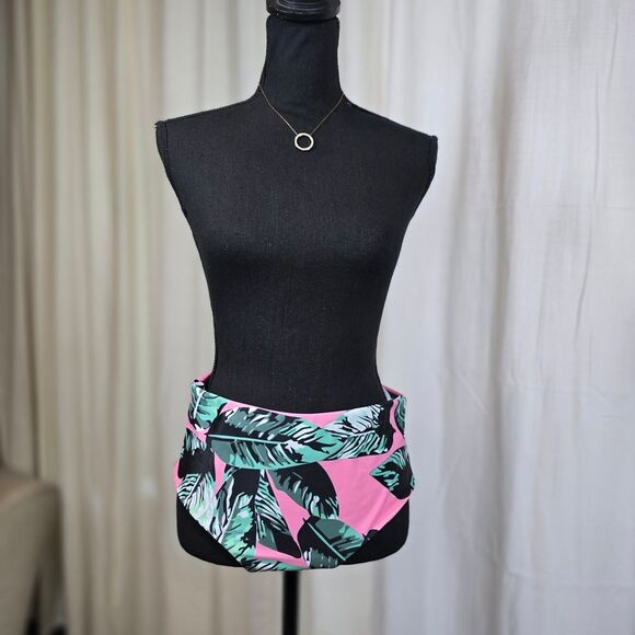 Tropical Print Bikini Top High Waist Bottom - Picture 10 of 13